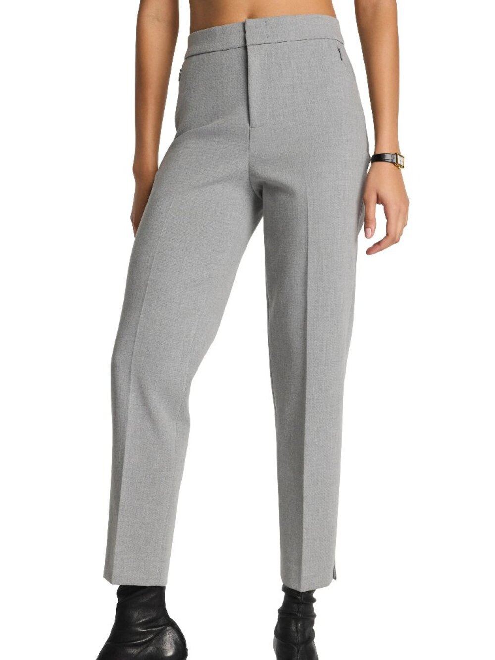 SPANX $168 SPANXsupersmooth™ Slim Ankle Pants Heather Grey Sz 3X NWT!